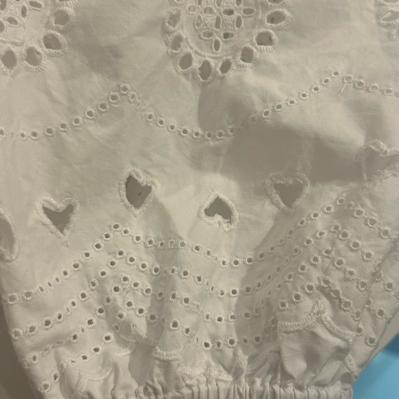 Kerri Rosenthal Embroidered Tie-Waist Blouse - Picture 3 of 3